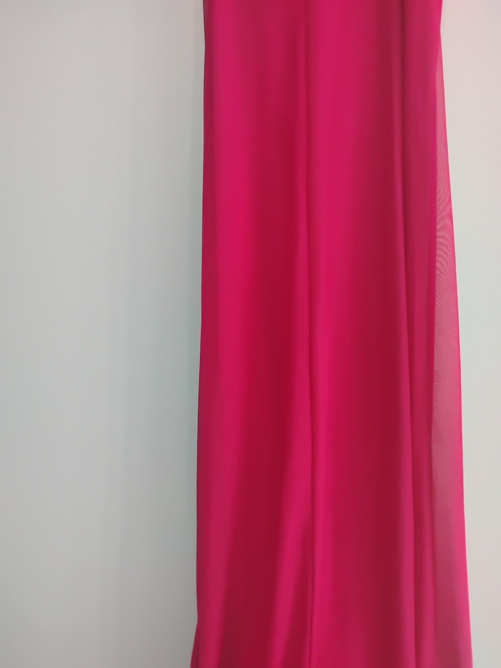 NWT Reign On Dark Pink Beaded Spaghetti-Strap Prom Dress Size 9/10 - Picture 7 of 7